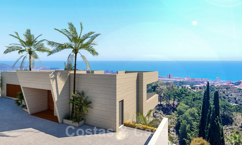 Modernas villas de nueva construcción en venta con vistas panorámicas al mar, cerca de Mijas Pueblo, Costa del Sol 39863