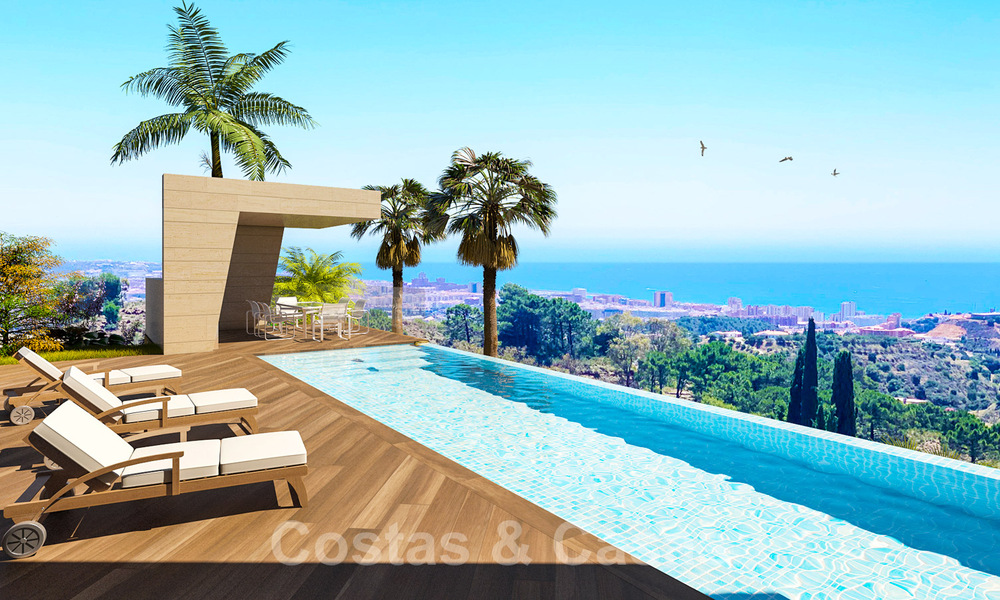 Modernas villas de nueva construcción en venta con vistas panorámicas al mar, cerca de Mijas Pueblo, Costa del Sol 39872