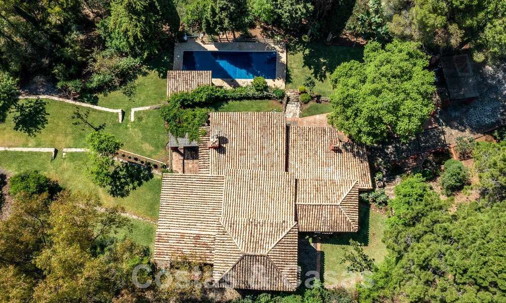 Se vende propiedad rústica tradicional en una gran parcela de más de 17.000m² en las cercanías del pueblo de la exclusiva Benahavis 55761