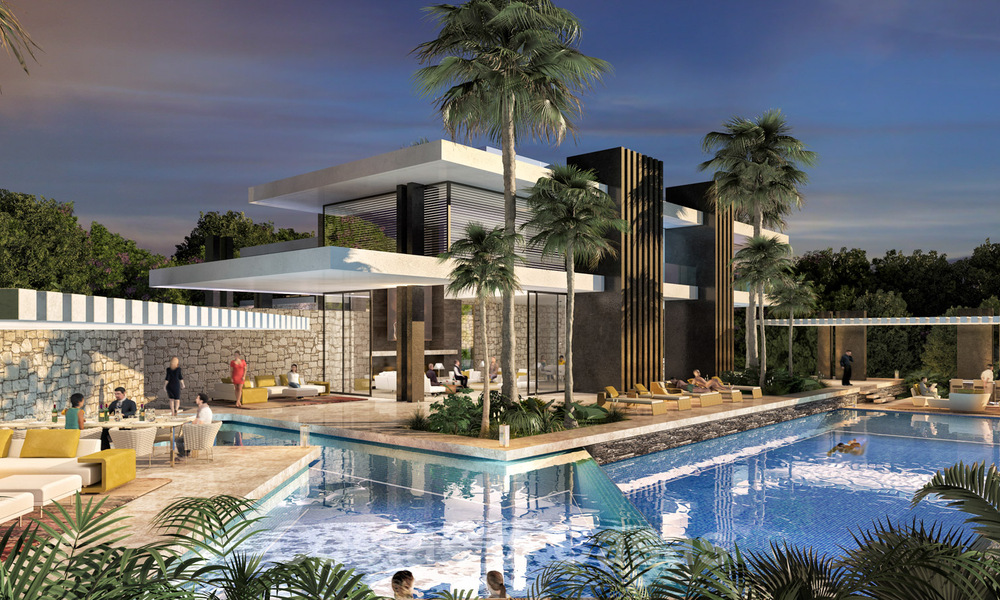 Parcela + proyecto de construcción exclusivo en venta para una villa moderna en la Milla de Oro, Marbella 40310