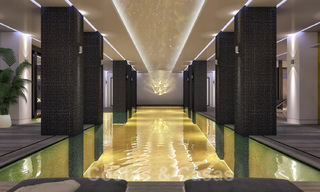 Parcela + proyecto de construcción exclusivo en venta para una villa moderna en la Milla de Oro, Marbella 40318 