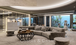 Modernas y contemporáneas villas, de nueva construcción, en venta, en el centro de la Milla de Oro de Marbella 40349 