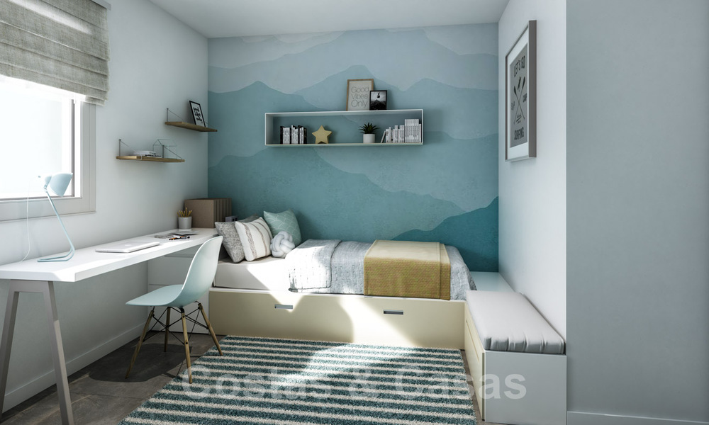 Listos para entrar a vivir, modernos - apartamentos nuevos en venta en el centro de Marbella a un paso de la playa 40356