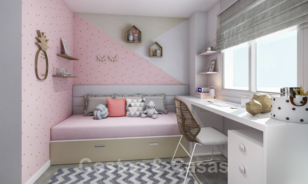 Listos para entrar a vivir, modernos - apartamentos nuevos en venta en el centro de Marbella a un paso de la playa 40358