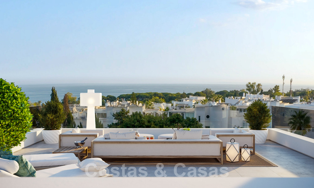 Modernas villas de nueva construcción en venta en la Milla de Oro, Marbella 40362