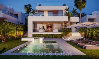 Modernas villas de nueva construcción en venta en la Milla de Oro, Marbella 40365 