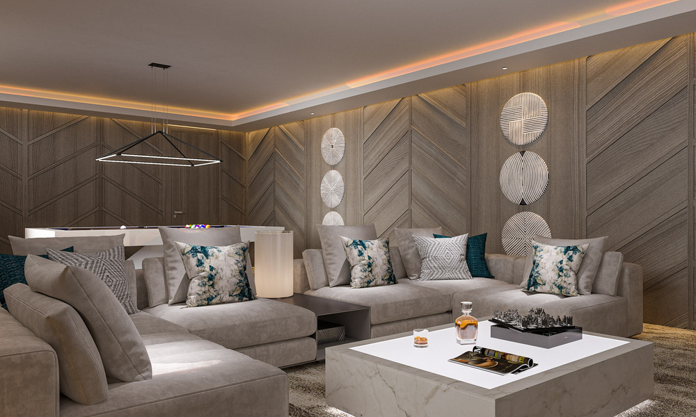 Modernas villas de nueva construcción en venta en la Milla de Oro, Marbella 40366