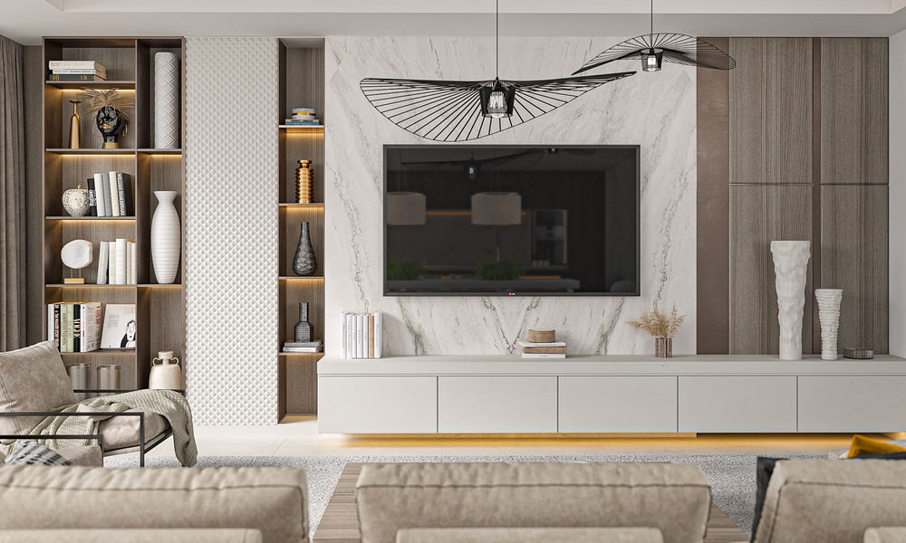 Modernas villas de nueva construcción en venta en la Milla de Oro, Marbella 40371