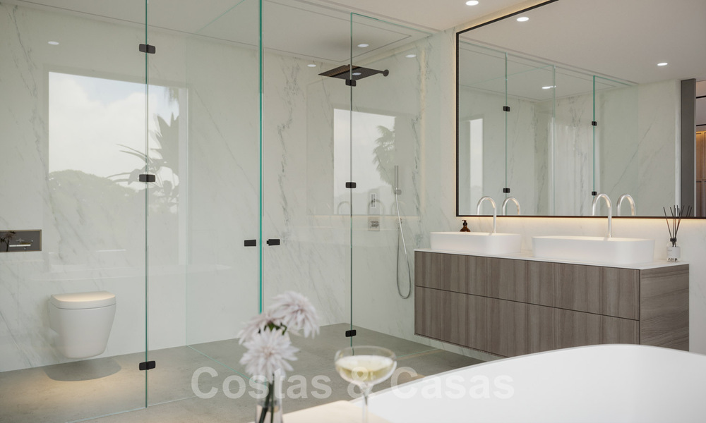 Modernas villas de nueva construcción en venta en la Milla de Oro, Marbella 40372