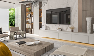 Modernas villas de nueva construcción en venta en la Milla de Oro, Marbella 40373 