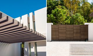 Villa de lujo super moderna y arquitectónica en venta en una exclusiva urbanización de Marbella - Benahavis 40414 