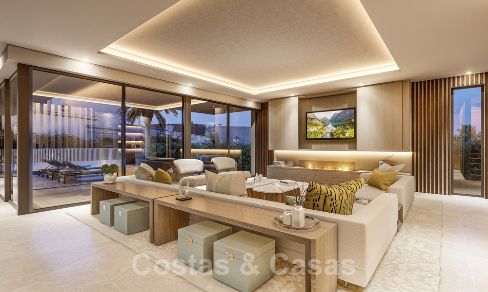 Fantástica villa de nueva construcción, sobre plano, en venta, en una zona de playa de San Pedro - Marbella 40541
