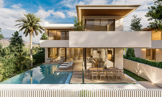 Fantástica villa de nueva construcción, sobre plano, en venta, en una zona de playa de San Pedro - Marbella 40546 