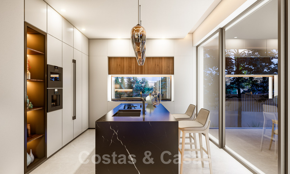 Moderna villa de nueva construcción en venta a poca distancia de la playa en San Pedro de Alcántara, Marbella 40556