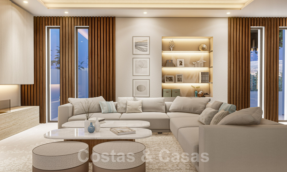 Moderna villa de nueva construcción en venta a poca distancia de la playa en San Pedro de Alcántara, Marbella 40558