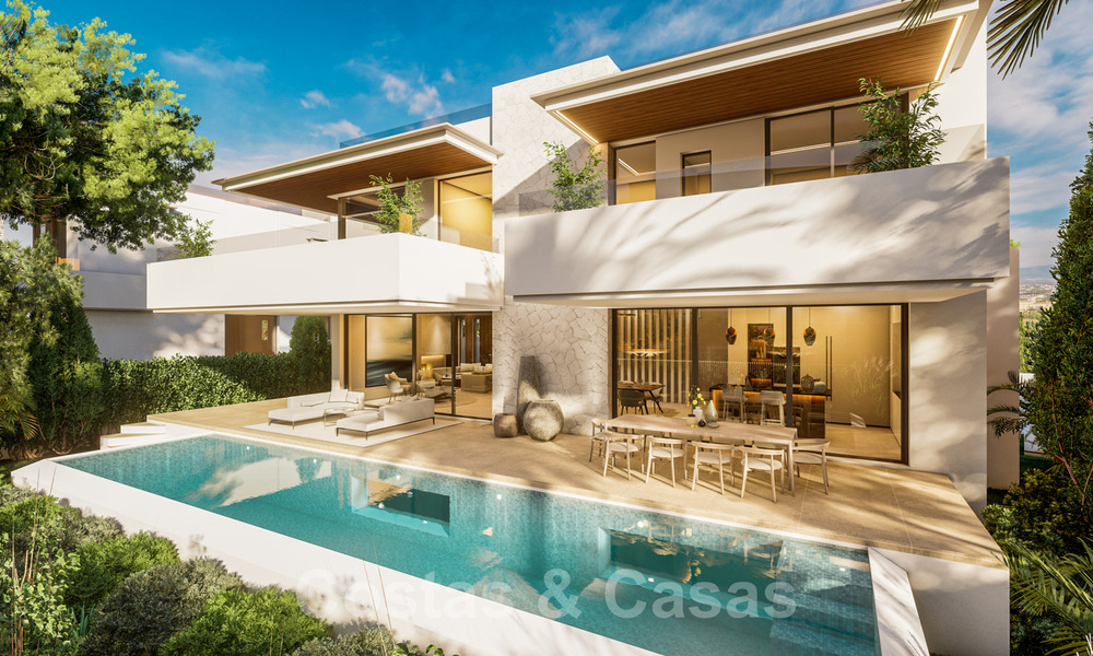 Moderna villa de nueva construcción en venta a poca distancia de la playa en San Pedro de Alcántara, Marbella 40562