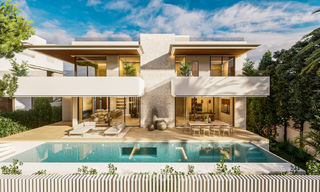 Moderna villa de nueva construcción en venta a poca distancia de la playa en San Pedro de Alcántara, Marbella 40563 