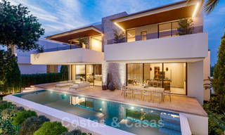 Moderna villa de nueva construcción en venta a poca distancia de la playa en San Pedro de Alcántara, Marbella 40566 
