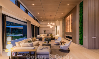 Amplia villa moderna en venta con espectaculares vistas al mar en una comunidad cerrada en Benahavis - Marbella 40767 