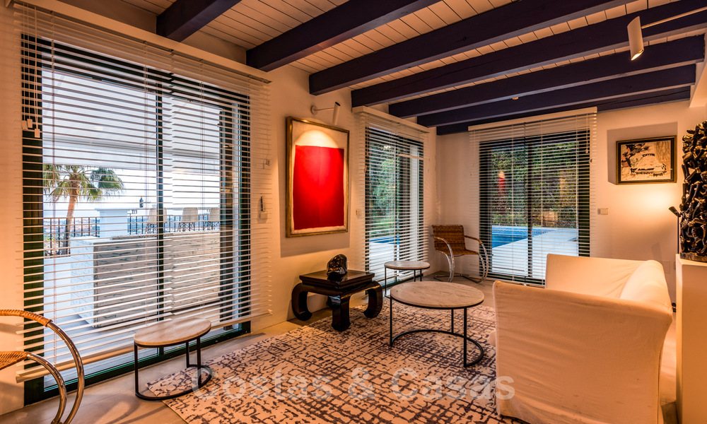Magnífica villa tradicional andaluza en venta con vistas panorámicas al mar en Benahavis - Marbella 40797