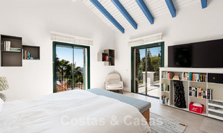 Magnífica villa tradicional andaluza en venta con vistas panorámicas al mar en Benahavis - Marbella 40808 