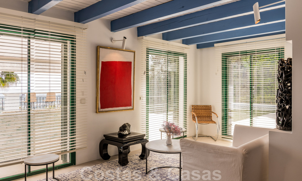 Magnífica villa tradicional andaluza en venta con vistas panorámicas al mar en Benahavis - Marbella 40816