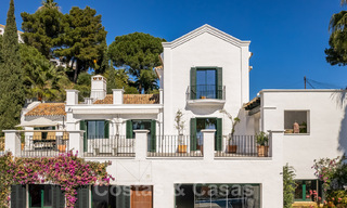 Magnífica villa tradicional andaluza en venta con vistas panorámicas al mar en Benahavis - Marbella 40820 