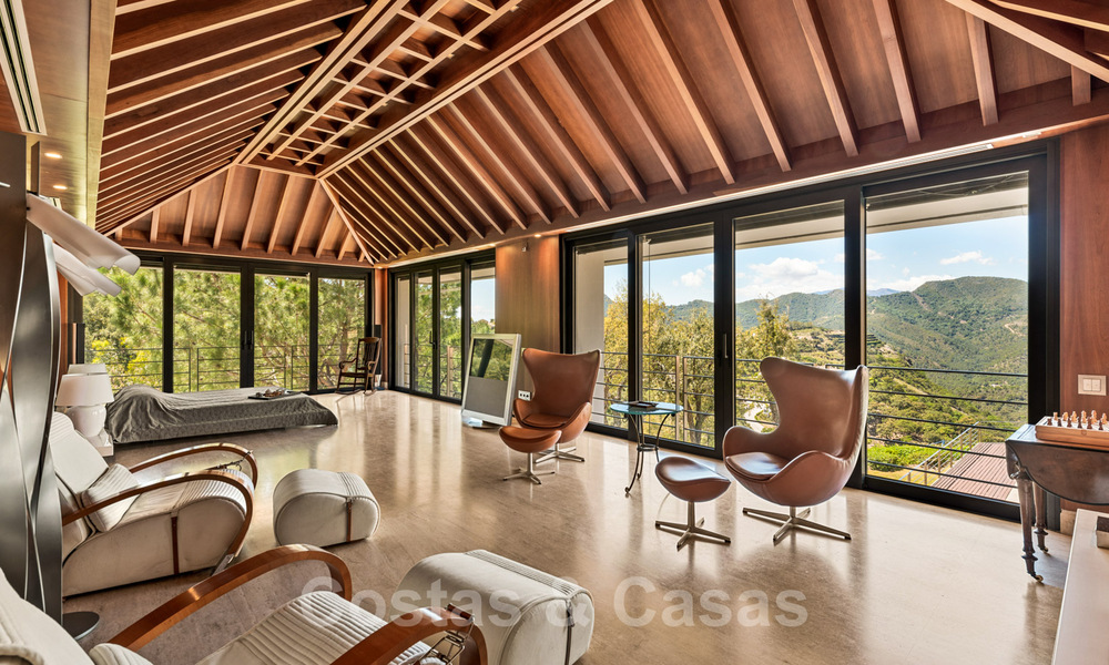 Moderna villa de lujo en venta con un interior de diseño, en el exclusivo complejo La Zagaleta Golf, Benahavis – Marbella 41213