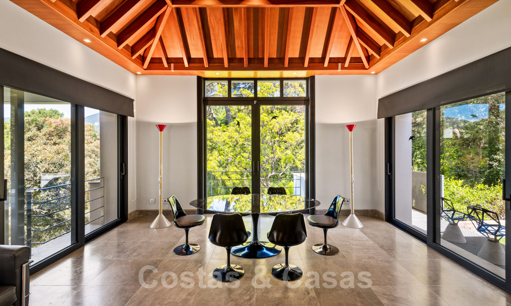 Moderna villa de lujo en venta con un interior de diseño, en el exclusivo complejo La Zagaleta Golf, Benahavis – Marbella 41219