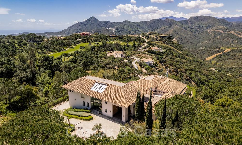 Moderna villa de lujo en venta con un interior de diseño, en el exclusivo complejo La Zagaleta Golf, Benahavis – Marbella 41233