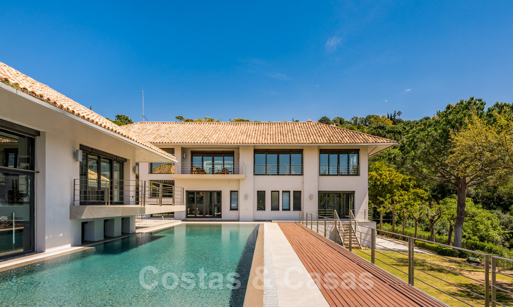 Moderna villa de lujo en venta con un interior de diseño, en el exclusivo complejo La Zagaleta Golf, Benahavis – Marbella 41236
