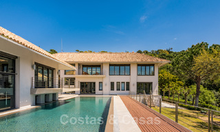 Moderna villa de lujo en venta con un interior de diseño, en el exclusivo complejo La Zagaleta Golf, Benahavis – Marbella 41236 