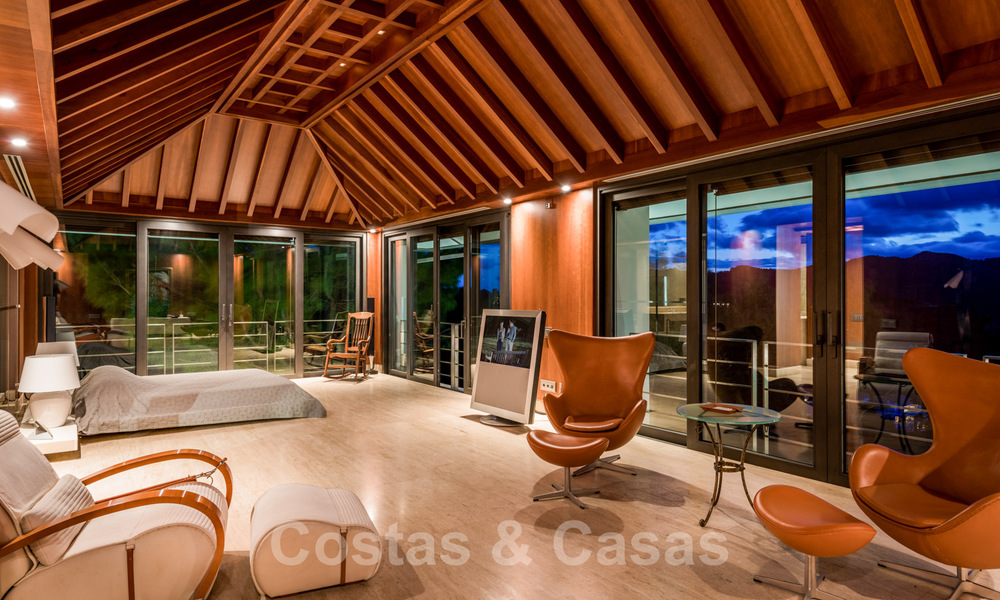Moderna villa de lujo en venta con un interior de diseño, en el exclusivo complejo La Zagaleta Golf, Benahavis – Marbella 41275