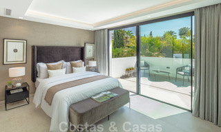 Villa de lujo contemporánea en venta con vistas panorámicas al mar y a la montaña La Concha, en la prestigiosa Milla de Oro de Marbella 41304 