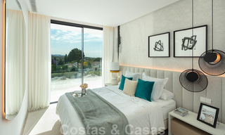 Lujosa villa de estilo LA en venta, con vistas despejadas a La Concha, en Nueva Andalucía - Marbella 41715 