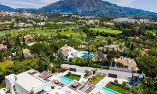 Lujosa villa de estilo LA en venta, con vistas despejadas a La Concha, en Nueva Andalucía - Marbella 41737 