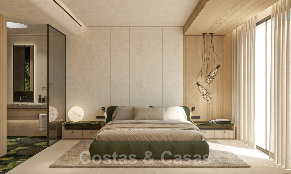 Encantadora casa en venta en un complejo directamente en la playa, con vistas al mar en la Milla de Oro - Marbella 41620