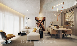 Encantadora casa en venta en un complejo directamente en la playa, con vistas al mar en la Milla de Oro - Marbella 41627 