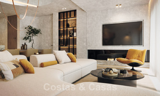 Encantadora casa en venta en un complejo directamente en la playa, con vistas al mar en la Milla de Oro - Marbella 41628 