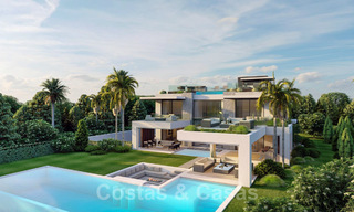 Villa lujosa en venta en una comunidad privada en la Milla de Oro en Marbella 41801 