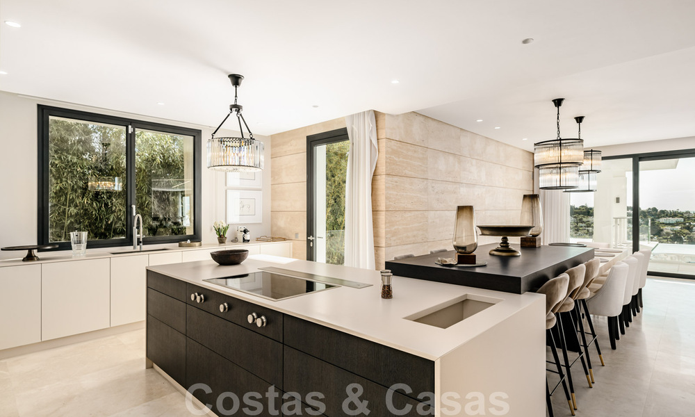 Villa modernista en venta con vistas panorámicas al mar en Marbella - Benahavis 41923