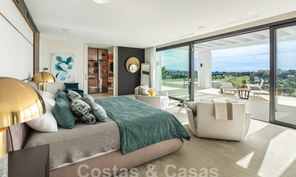 Villa modernista en venta con vistas panorámicas al mar en Marbella - Benahavis 58757