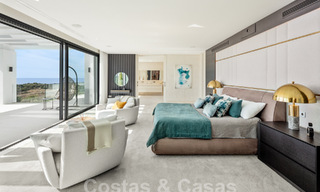 Villa modernista en venta con vistas panorámicas al mar en Marbella - Benahavis 58758 