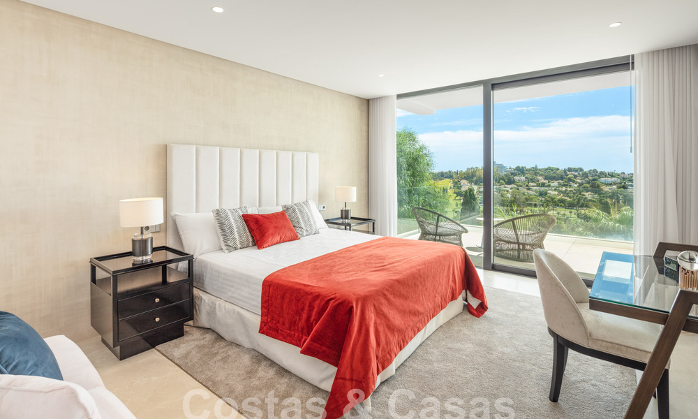 Villa modernista en venta con vistas panorámicas al mar en Marbella - Benahavis 58767