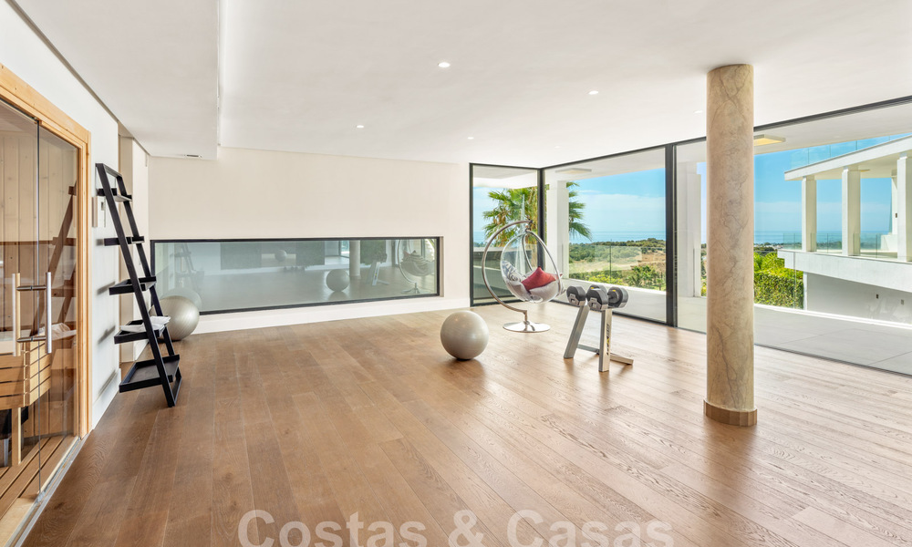 Villa modernista en venta con vistas panorámicas al mar en Marbella - Benahavis 58768