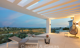 Villa modernista en venta con vistas panorámicas al mar en Marbella - Benahavis 58782 
