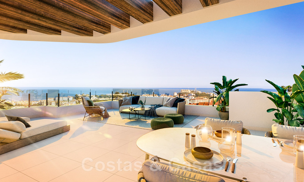 Apartamentos nuevos en venta con vistas mediterráneas en La Cala de Mijas - Costa del Sol 42054