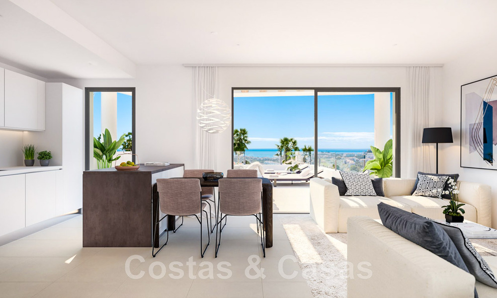 Apartamentos nuevos en venta con vistas mediterráneas en La Cala de Mijas - Costa del Sol 42064