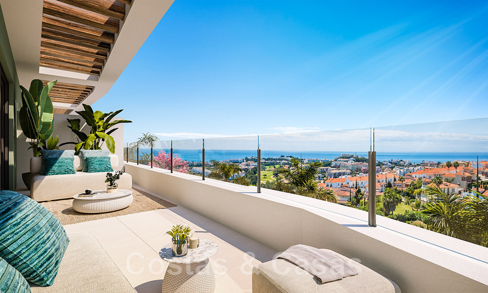Apartamentos nuevos en venta con vistas mediterráneas en La Cala de Mijas - Costa del Sol 42071
