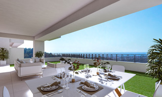 Nuevos apartamentos de lujo en venta, con vistas despejadas al lago, las montañas y la costa hacia Gibraltar, situados en el tranquilo Istán, Costa del Sol 42610 